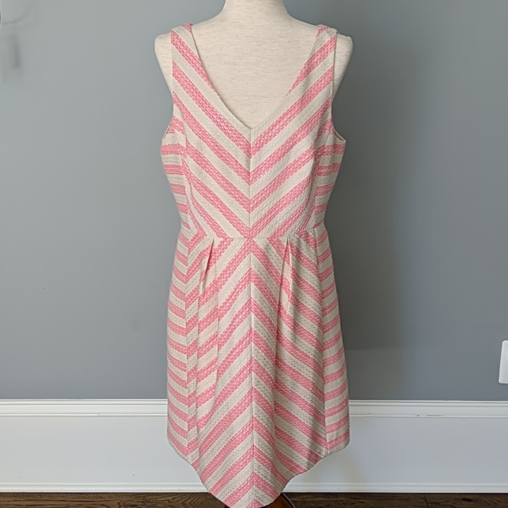 HD in Paris Pink and White Dress Size 14
